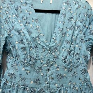 Beautiful light blue and beige